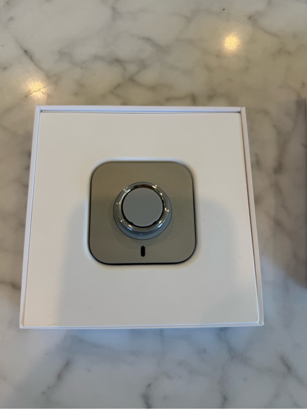 Oura Ring 4 - Silver; sz 9 - Picture 2 of 3